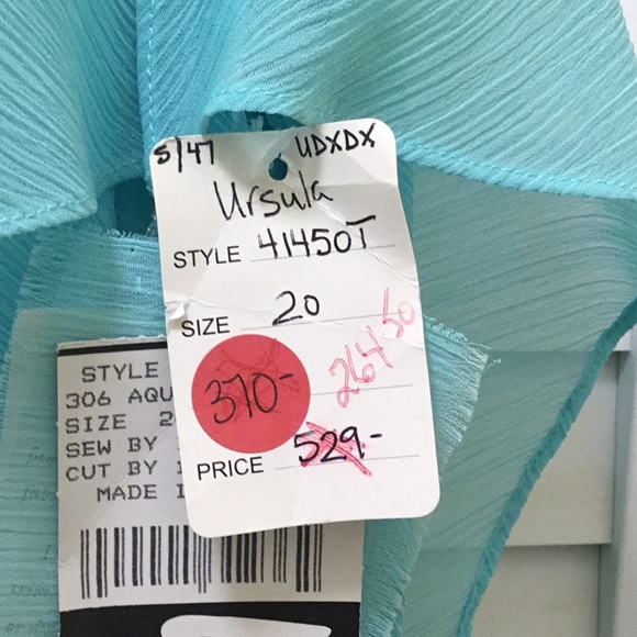 Aqua formal dress - Picture 13 of 15